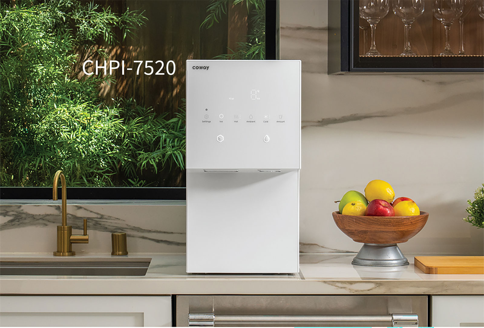 슬림형 듀얼 냉각 얼음 정수기 CHPI-7520L